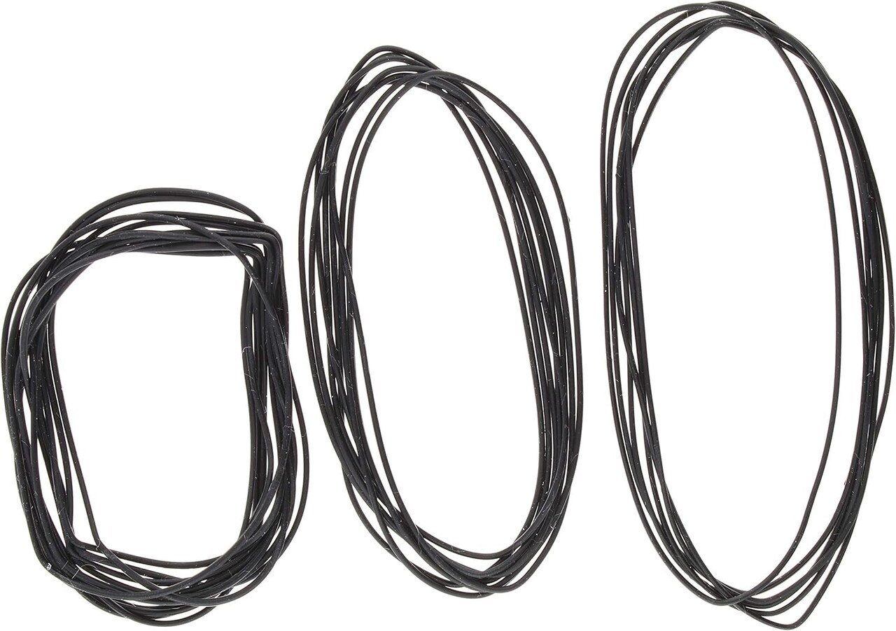 The Beadsmith Deb Moffett-Hall’s Endless Loom Bands, Black Color, 28 Piece Assortment Pack, Use with The Endless Loom